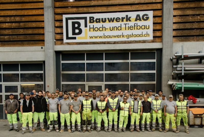 Neueintritte als Festangestellte und Saisoniers – Bauwerk AG (Gruppenbild 1)